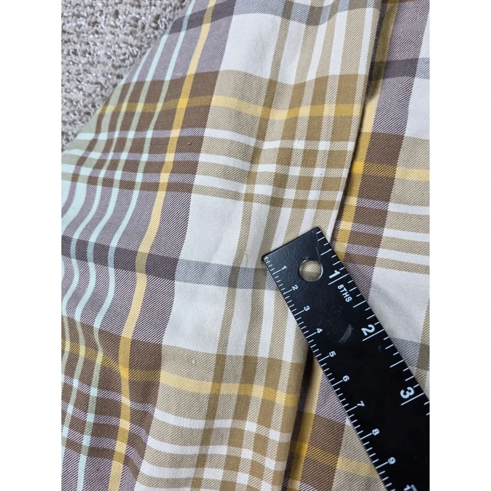 Patagonia Mens Birdshot‎ Organic Cotton Plaid Button Down Shirt XL Casual - Picture 10 of 12
